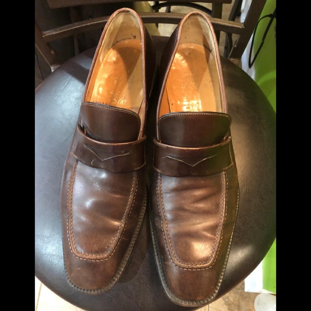 Men’s leather dress loafers